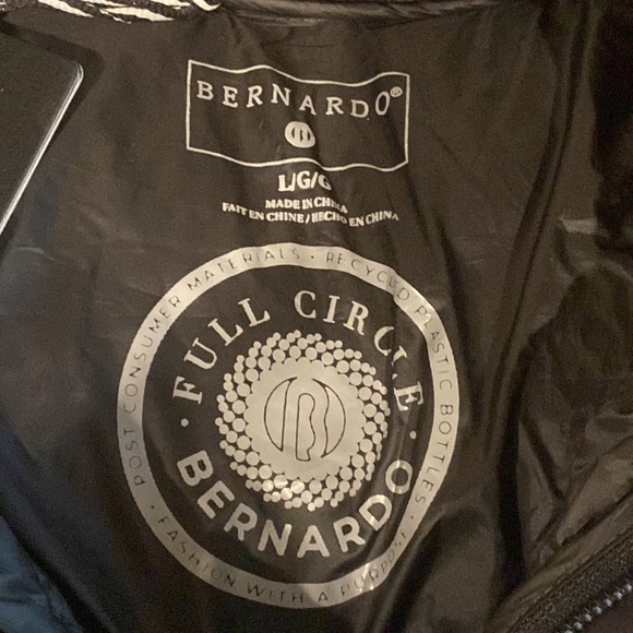 BERNARDO Chevron Quilted Maxi Coat Size L - Picture 7 of 8